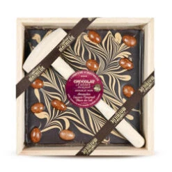 Noir Amandes Saveur Caramel – Chocolat à Casser