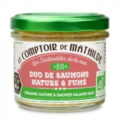 Duo De Saumons Nature & Fumé BIO - 90g