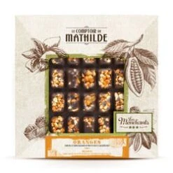 Mendiant Noir - Orange Et Fruits Secs Caramélisés