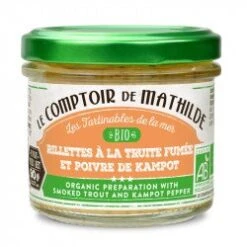 Rillettes De Truite Fumée Et Poivre De Kampot BIO - 100g