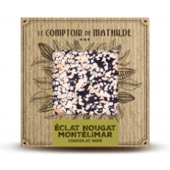 Tablette Éclat De Nougat - Chocolat Noir
