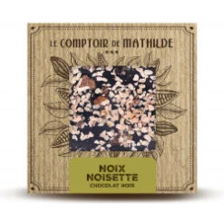 Tablette Noix / Noisettes - Chocolat Noir