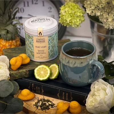 Thé Vert Saveurs Ananas Bergamote - 100g 2 Thé Vert Saveurs Ananas Bergamote - 100g – Image 2